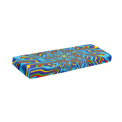 Psychedelic Print Piano Keyboard Cover