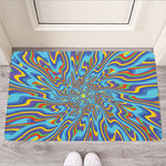 Psychedelic Print Rubber Doormat