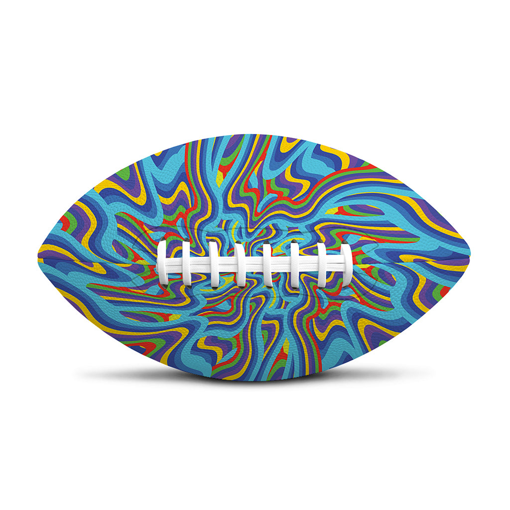 Psychedelic Print Rugby Ball