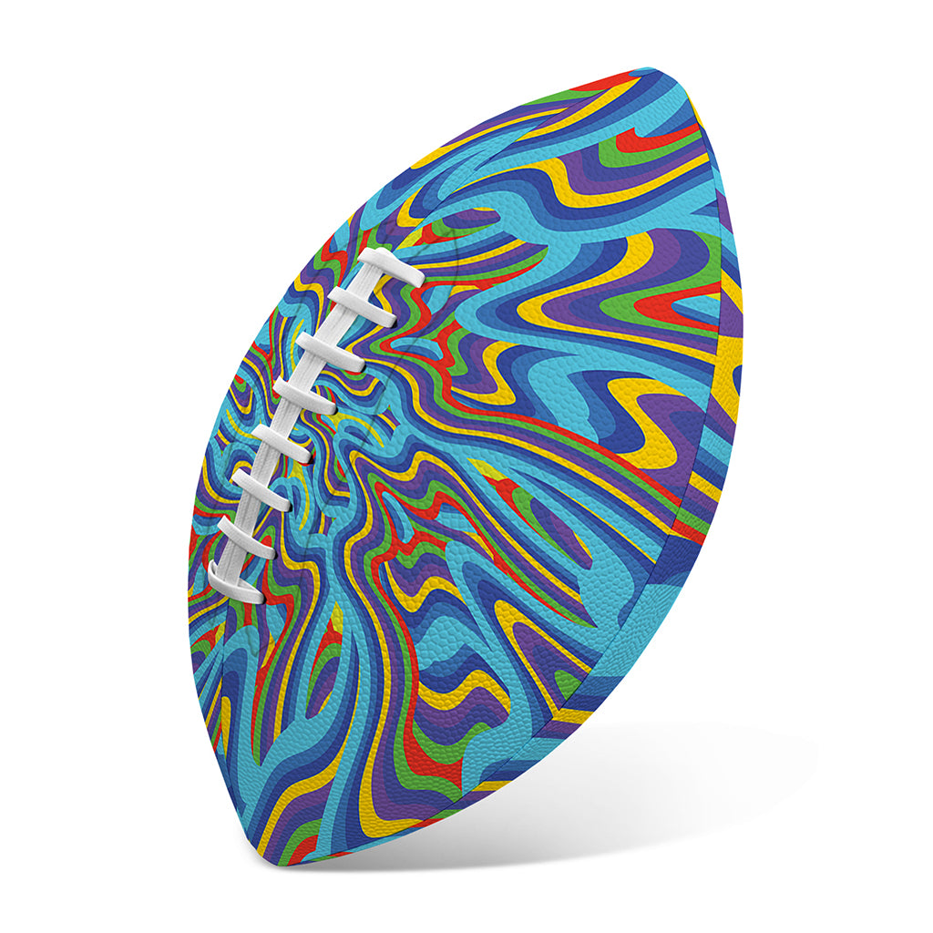 Psychedelic Print Rugby Ball