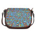 Psychedelic Print Saddle Bag