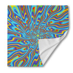 Psychedelic Print Silk Bandana