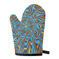 Psychedelic Print Single Oven Mitt