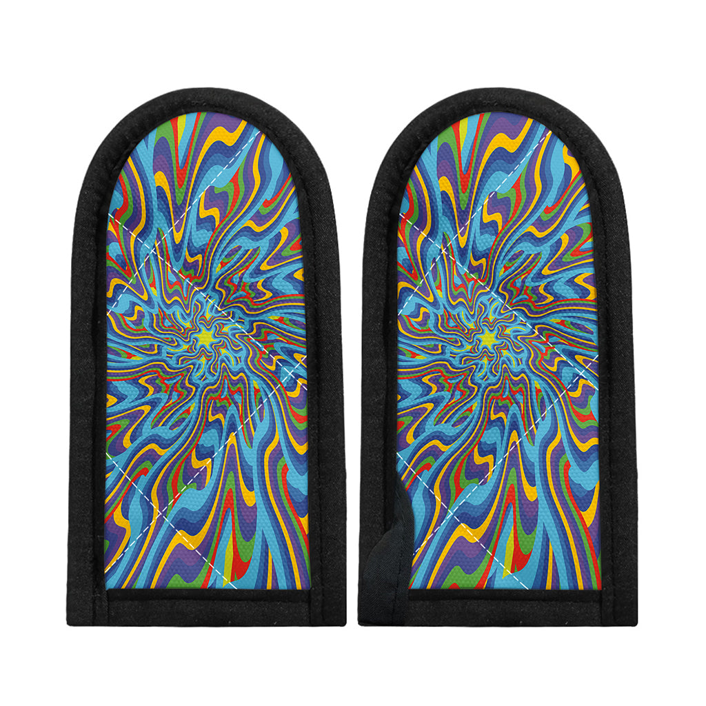 Psychedelic Print Skillet Handle Cover