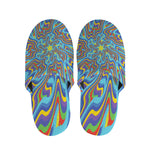 Psychedelic Print Slippers