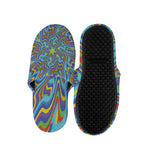 Psychedelic Print Slippers