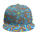 Psychedelic Print Snapback Cap