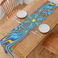 Psychedelic Print Table Runner