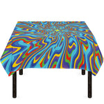 Psychedelic Print Tablecloth