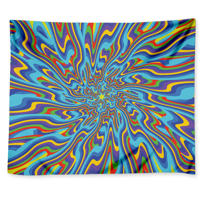 Psychedelic Print Tapestry