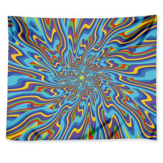 Psychedelic Print Tapestry