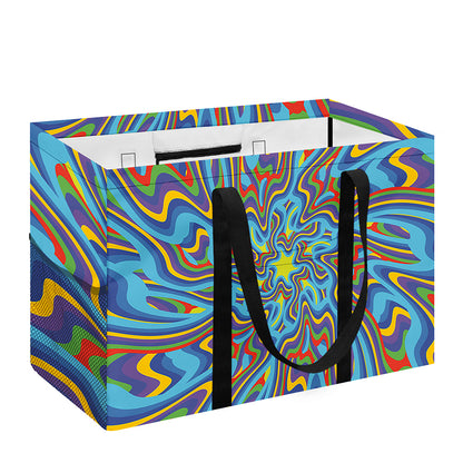 Psychedelic Print Utility Tote Bag