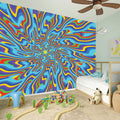 Psychedelic Print Wall Sticker