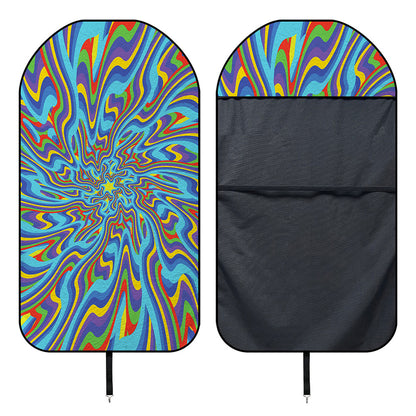 Psychedelic Print Waterproof Car Seat Cover