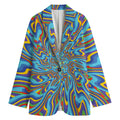 Psychedelic Print Women's Blazer