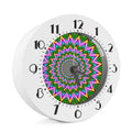 Psychedelic Radiant Optical Illusion Alarm Clock