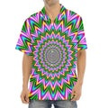 Psychedelic Radiant Optical Illusion Aloha Shirt