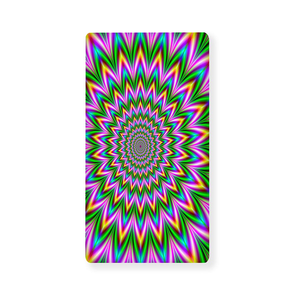 Psychedelic Radiant Optical Illusion Baby Crib Sheet
