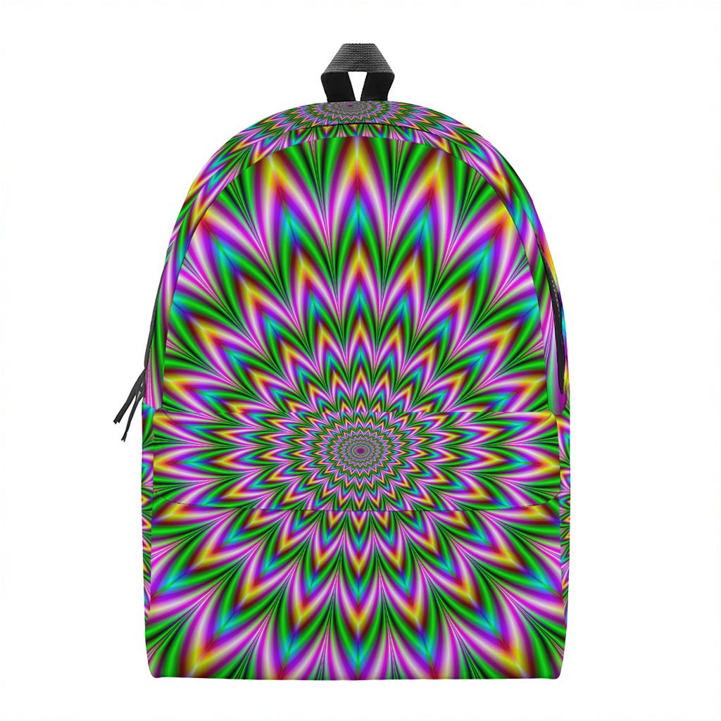 Psychedelic Radiant Optical Illusion Backpack
