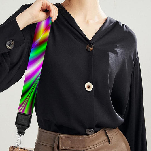 Psychedelic Radiant Optical Illusion Bag Strap