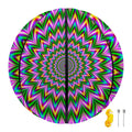 Psychedelic Radiant Optical Illusion Basketball