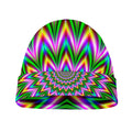 Psychedelic Radiant Optical Illusion Beanie