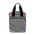 Psychedelic Radiant Optical Illusion Bible Tote Bag