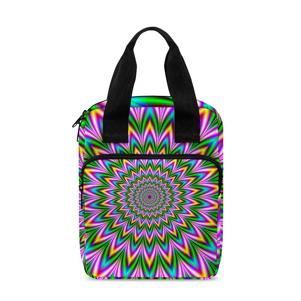 Psychedelic Radiant Optical Illusion Bible Tote Bag