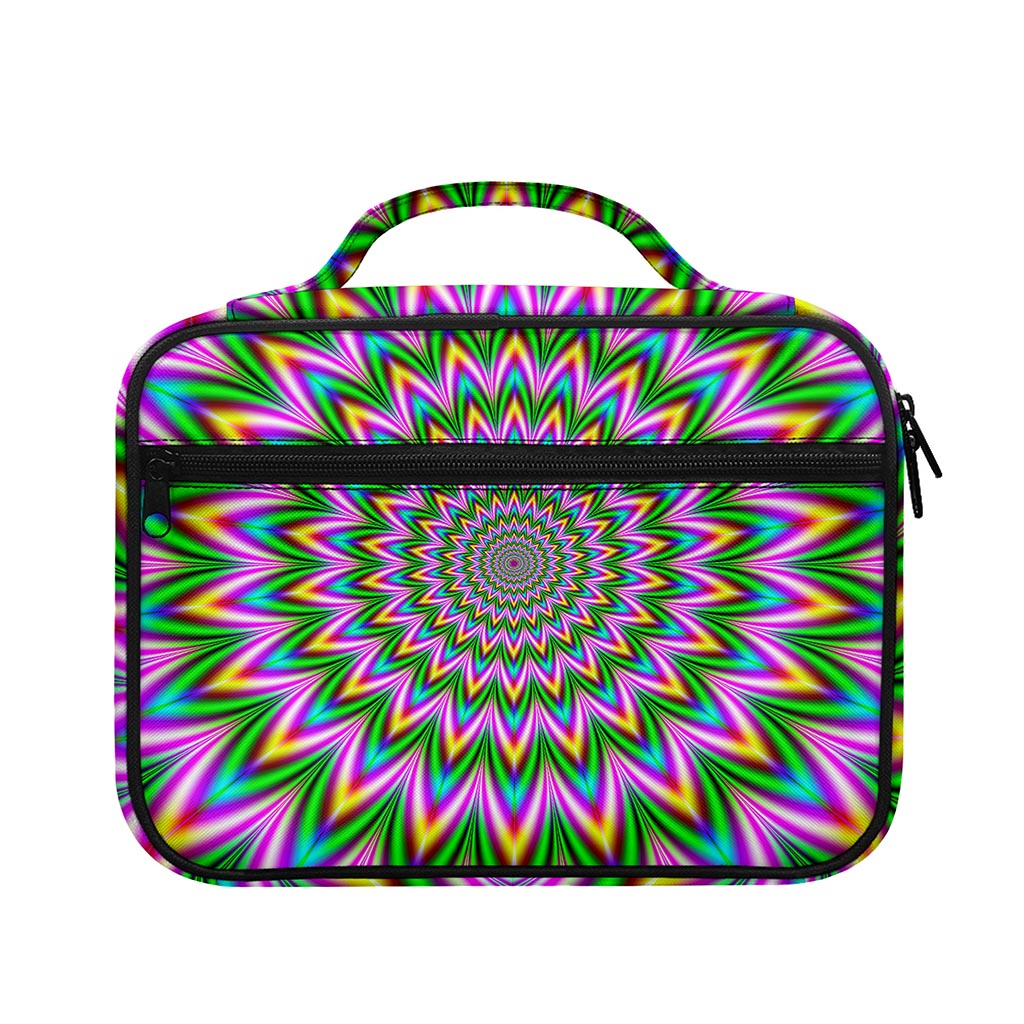 Psychedelic Radiant Optical Illusion Briefcase Bible Bag