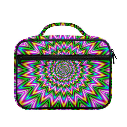 Psychedelic Radiant Optical Illusion Briefcase Bible Bag
