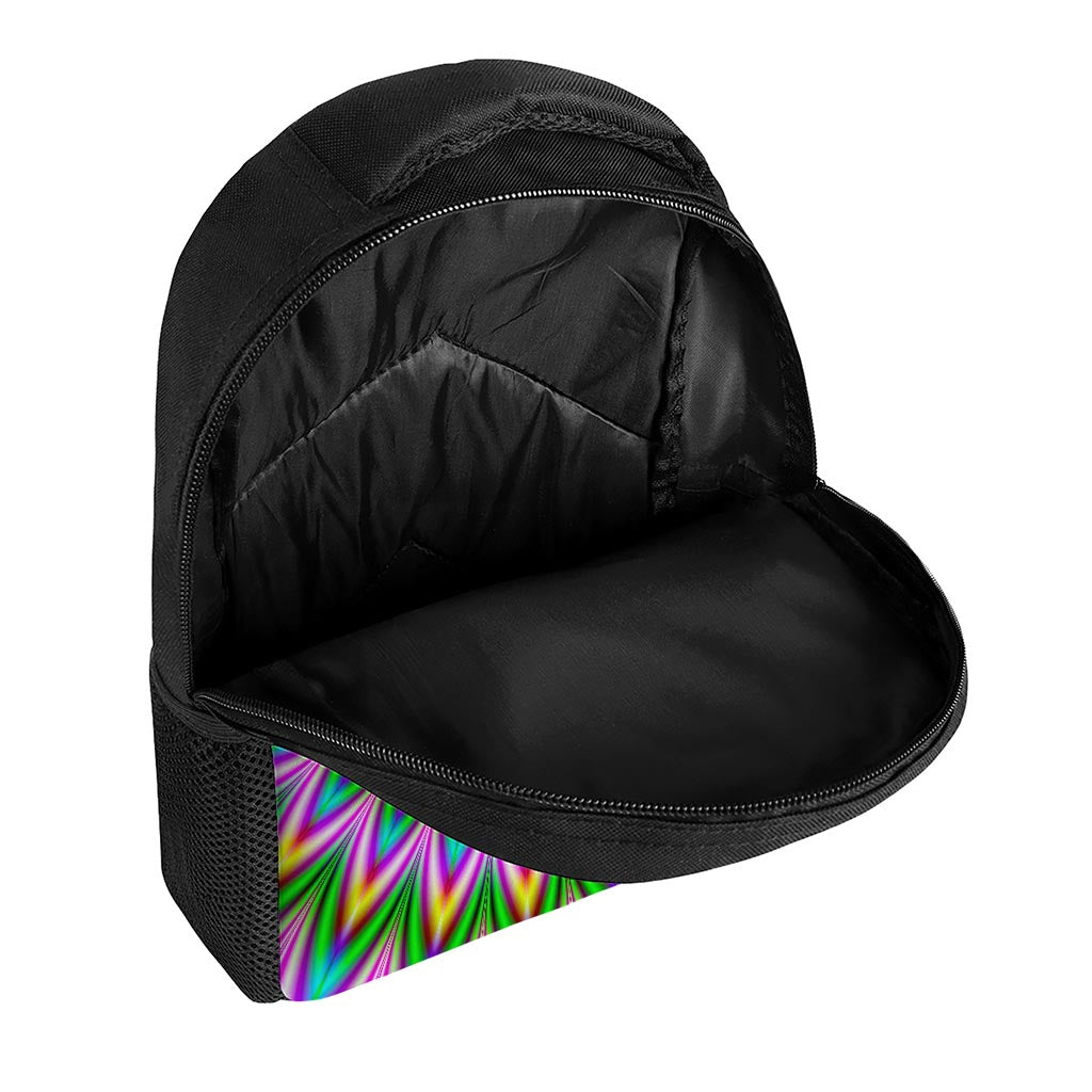 Psychedelic Radiant Optical Illusion Casual Backpack