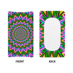 Psychedelic Radiant Optical Illusion Changing Pad Cover