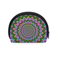 Psychedelic Radiant Optical Illusion Coin Purse