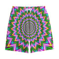 Psychedelic Radiant Optical Illusion Cotton Shorts