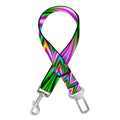 Psychedelic Radiant Optical Illusion Dog Seat Belt