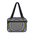 Psychedelic Radiant Optical Illusion Double Strap Bible Bag