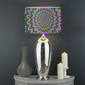 Psychedelic Radiant Optical Illusion Drum Lamp Shade