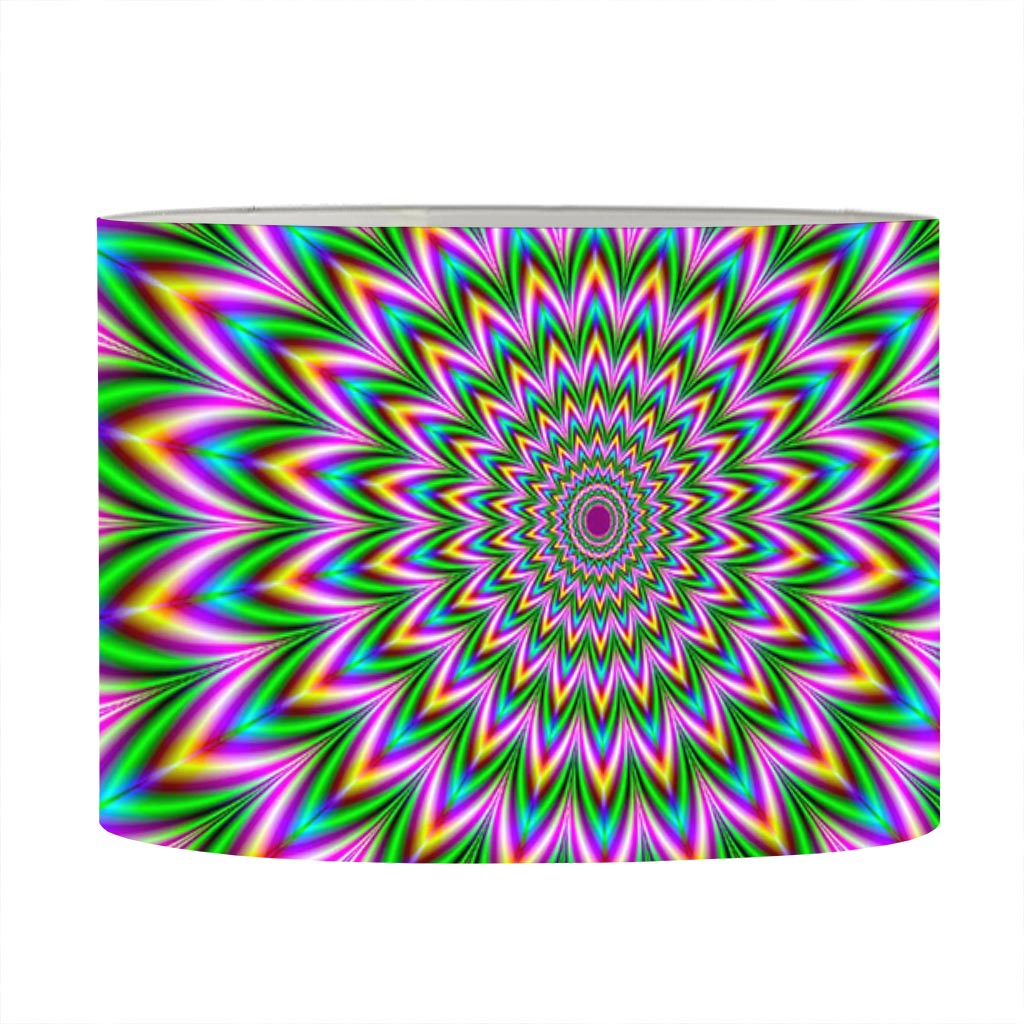 Psychedelic Radiant Optical Illusion Drum Lamp Shade
