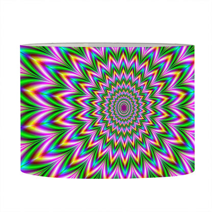 Psychedelic Radiant Optical Illusion Drum Lamp Shade