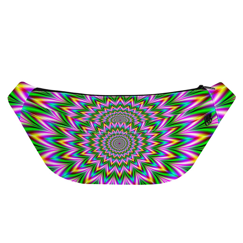 Psychedelic Radiant Optical Illusion Fanny Pack