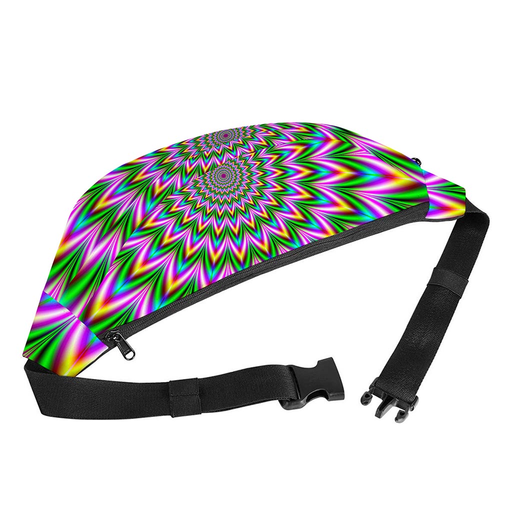 Psychedelic Radiant Optical Illusion Fanny Pack