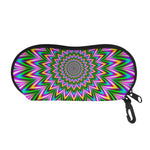 Psychedelic Radiant Optical Illusion Glasses Case