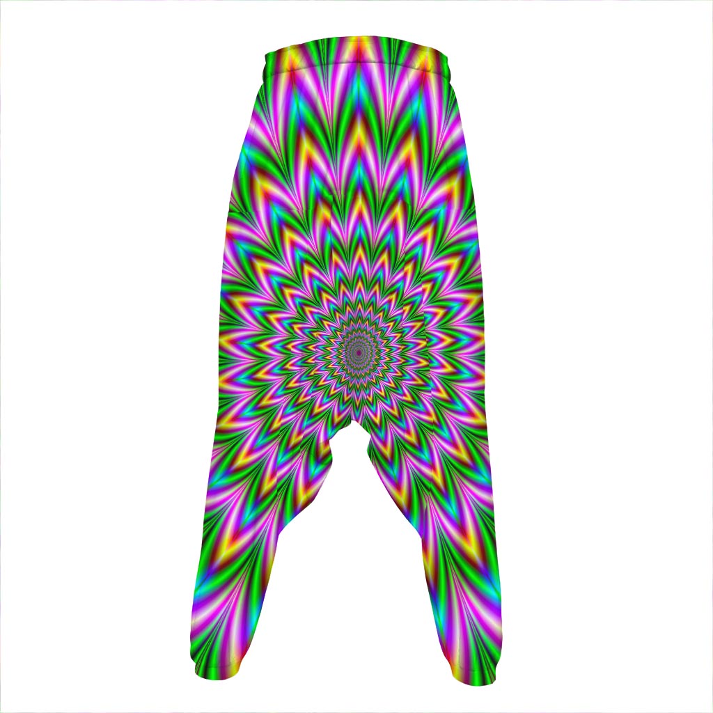 Psychedelic Radiant Optical Illusion Hammer Pants