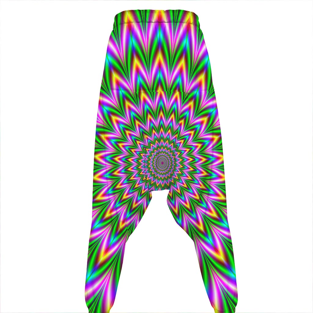Psychedelic Radiant Optical Illusion Hammer Pants