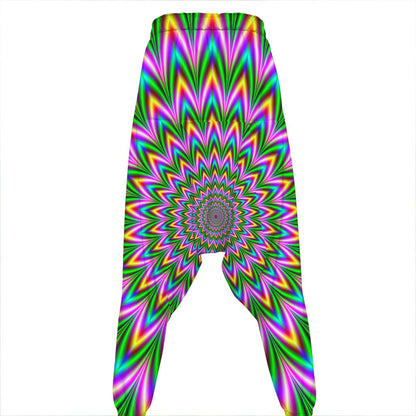 Psychedelic Radiant Optical Illusion Hammer Pants