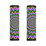 Psychedelic Radiant Optical Illusion Handle Covers