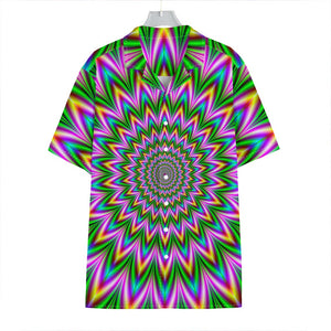 Psychedelic Radiant Optical Illusion Hawaiian Shirt