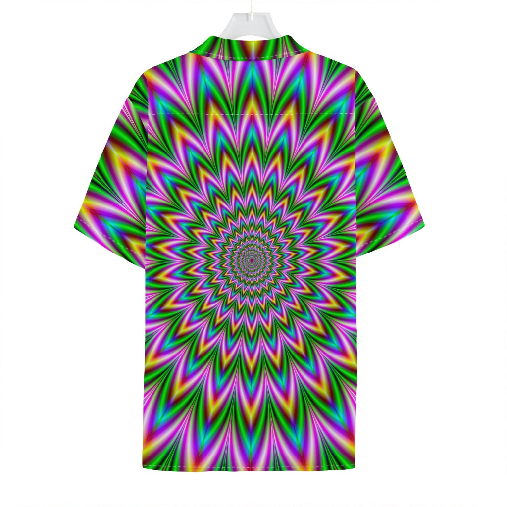 Psychedelic Radiant Optical Illusion Hawaiian Shirt