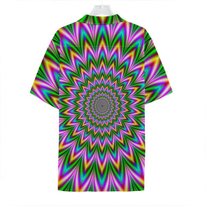 Psychedelic Radiant Optical Illusion Hawaiian Shirt