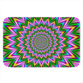 Psychedelic Radiant Optical Illusion Indoor Door Mat